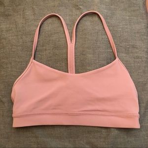 Lululemon Flow Y Bra *Nulu Lilac Pink Quicksand